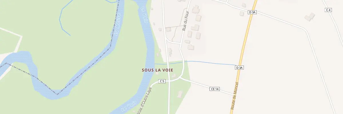 Plan du 32 Rue du Four à Maxey-sur-Meuse