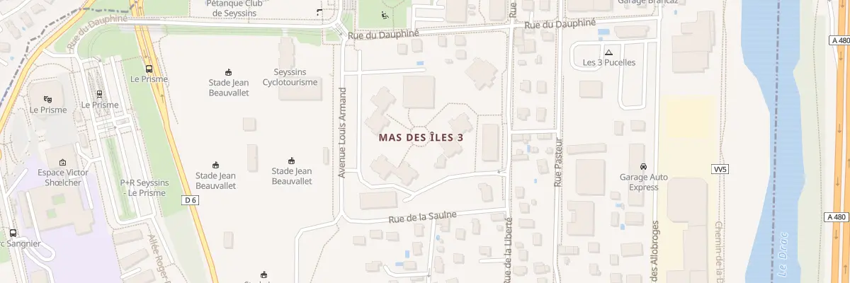 Plan du 45 Av Louis Armand à Seyssins