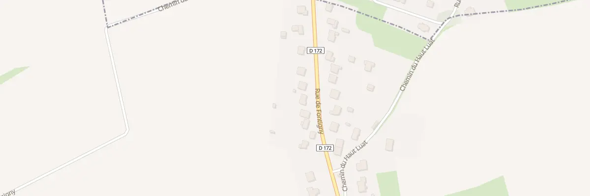 Plan du 38 Rue de Fontigny à Ugny