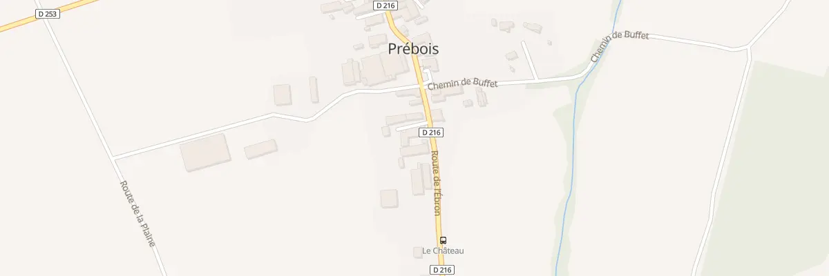 Plan du 5046 Prebois à Prébois