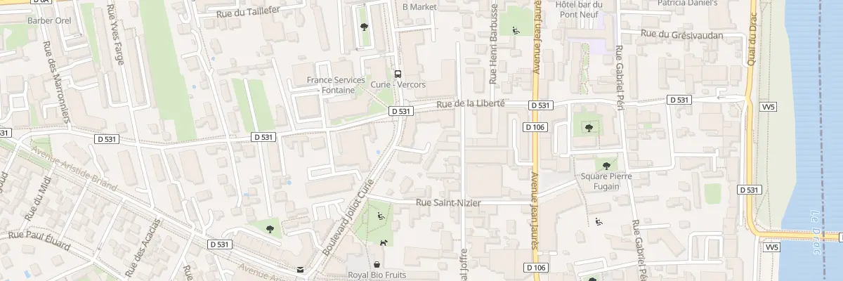 Plan du 56T Bd Joliot Curie à Fontaine