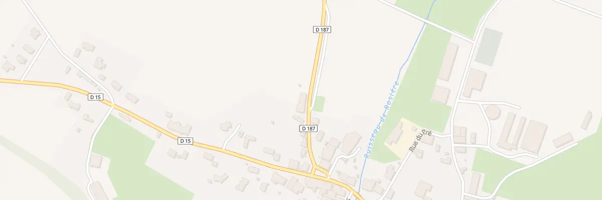 Plan du 9 Rte d’Hugier à Sornay