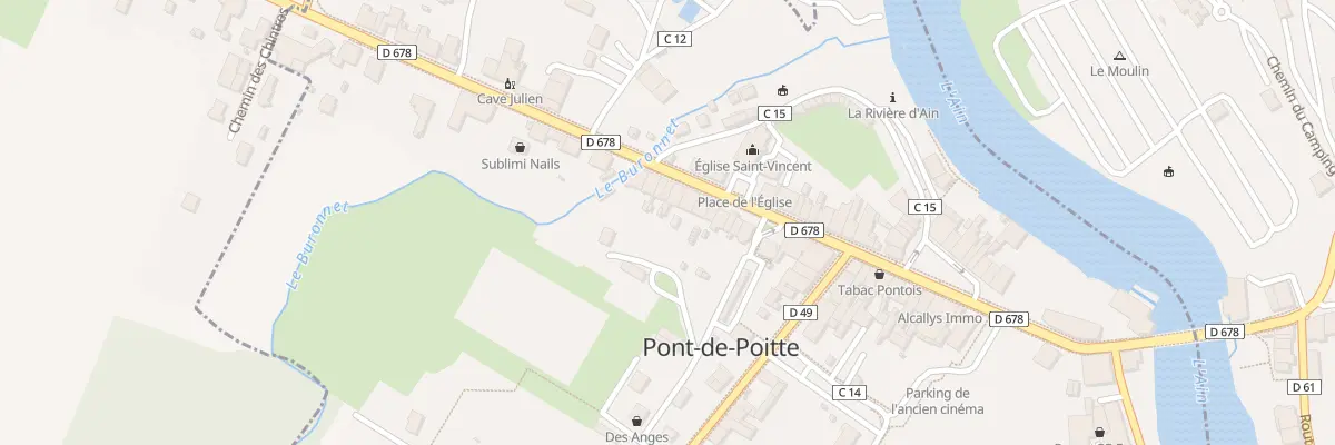 Plan du 55 Grande Rue à Pont-de-Poitte