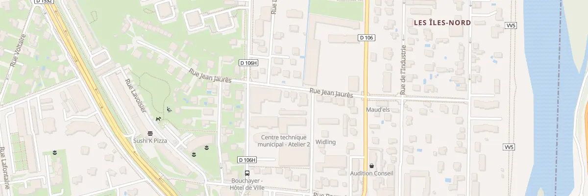 Plan du 33 Rue Jean Jaurès à Seyssinet-Pariset