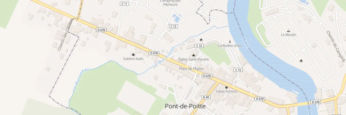 Plan du 64 Grande Rue à Pont-de-Poitte