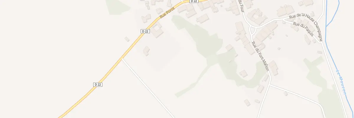 Plan du 25 Rue Porot à Robécourt