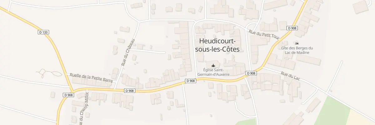 Plan du 1 Rue du Petit Tour à Heudicourt-sous-les-Côtes
