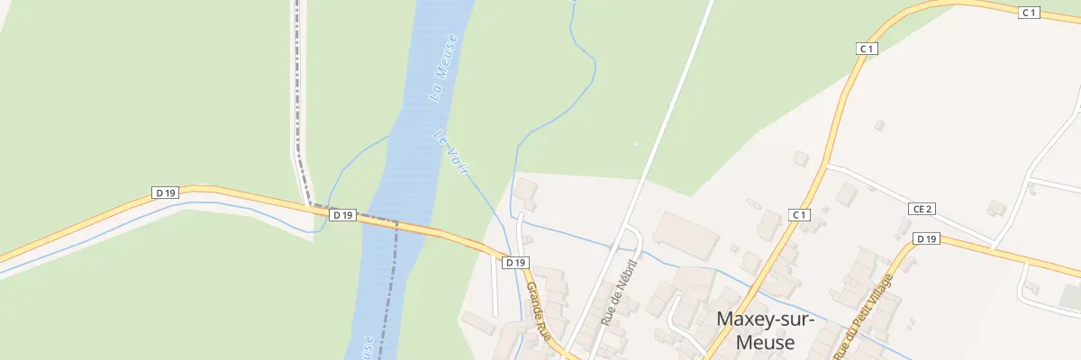 Plan du 1 Imp des Lochères à Maxey-sur-Meuse