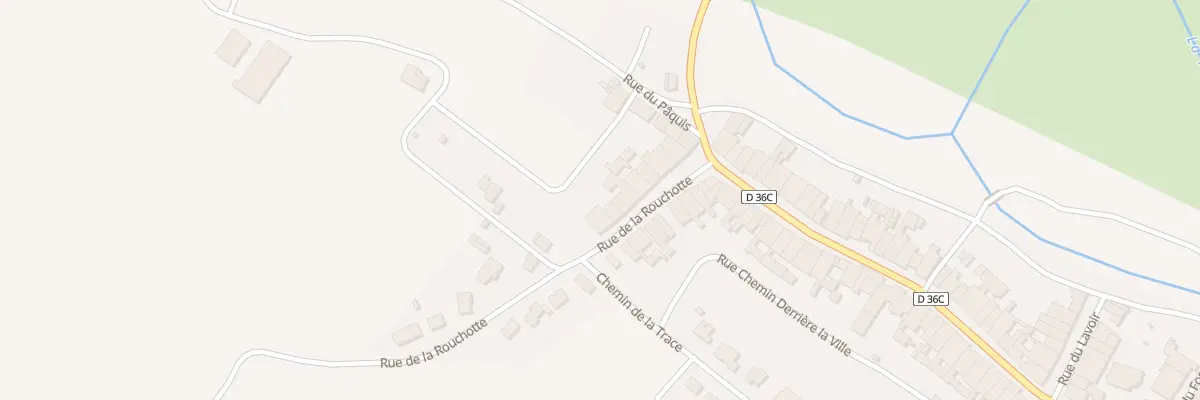 Plan du 14 Rue de la Rouchotte à Troussey
