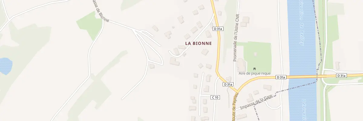Plan du 111 Mte de Bionne à Brens