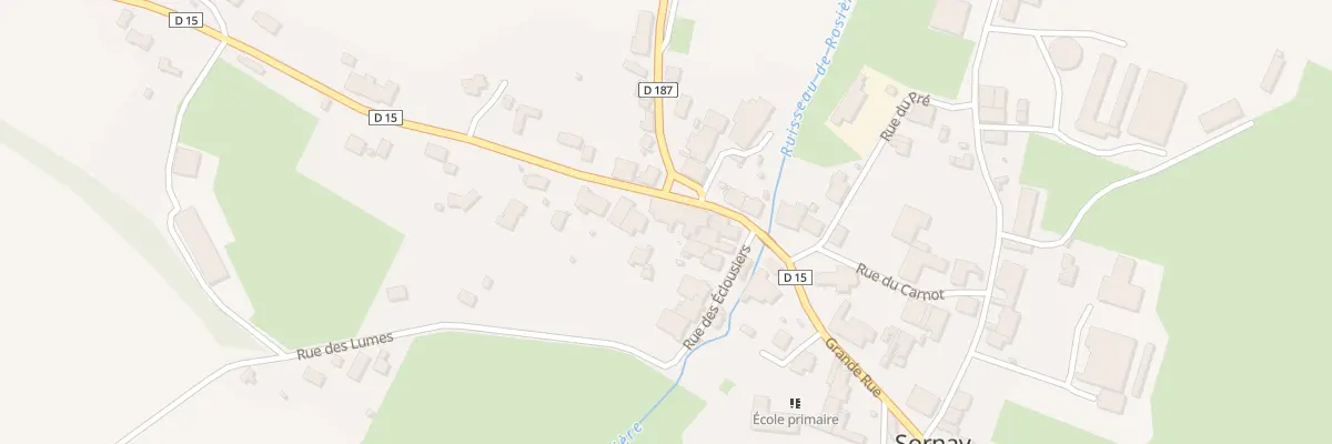 Plan du 11 Gr Grande Rue à Sornay