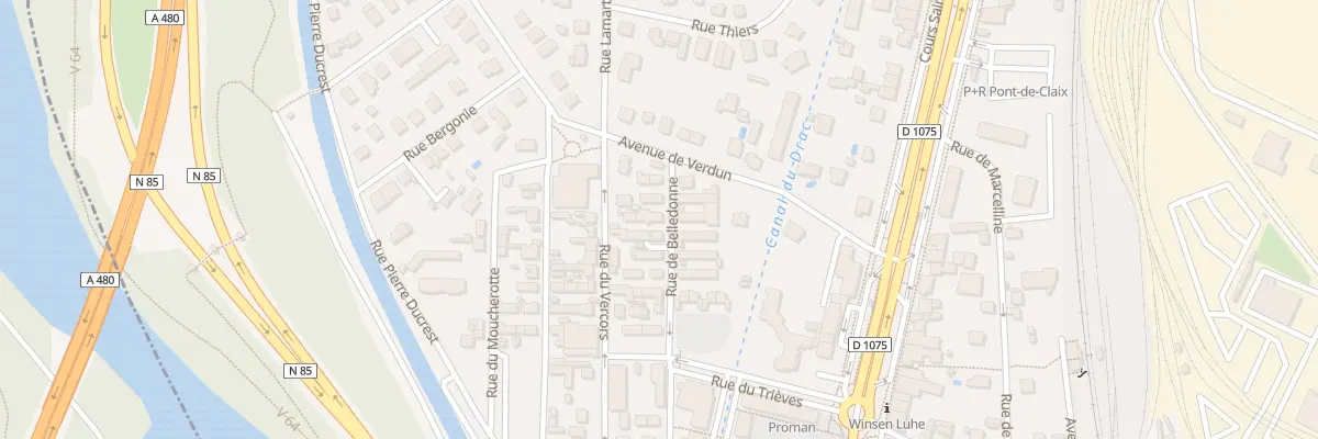 Plan du 31 Rue Belledonne au Pont-de-Claix