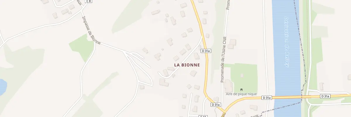 Plan du 92 Mte de Bionne à Brens