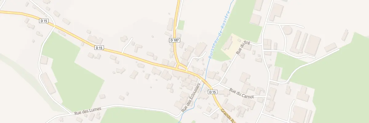 Plan du 1 Rue des Chenevieres à Sornay