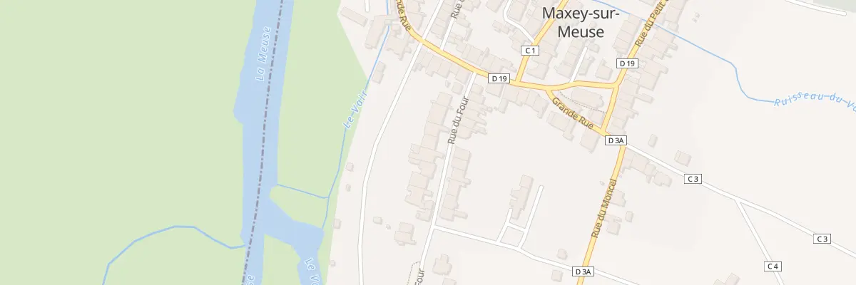 Plan du 12 Rue du Four à Maxey-sur-Meuse