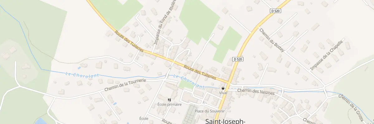 Plan du 128 Rte des Tuileries à Saint-Joseph-de-Rivière