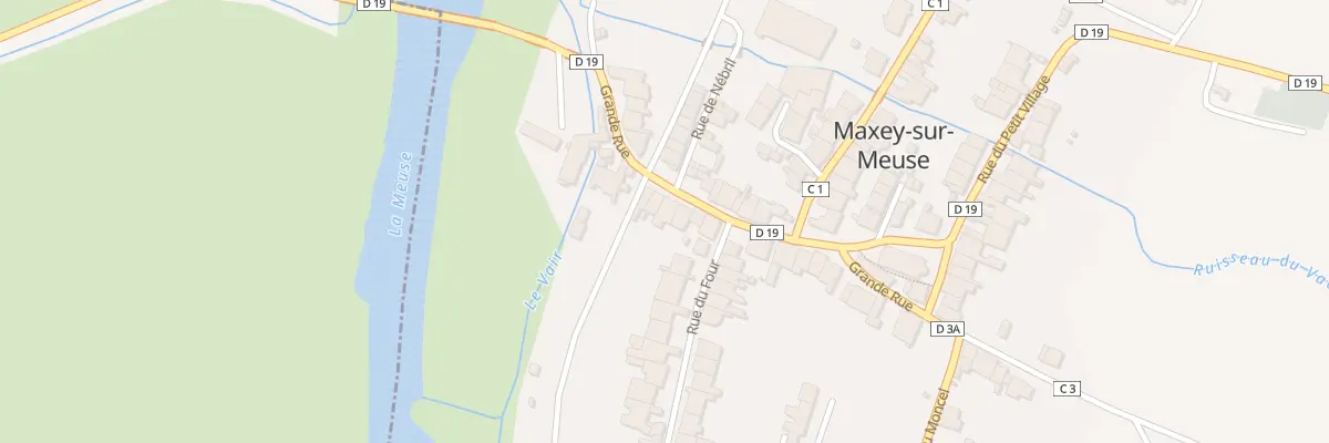 Plan du 12 Gr Grande Rue à Maxey-sur-Meuse