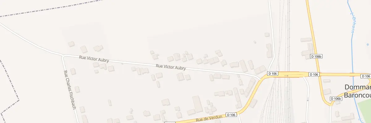 Plan du 16 Rue Victor Aubry à Dommary-Baroncourt