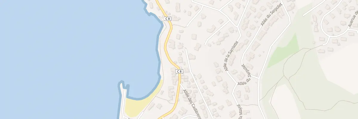 Plan du 25 Rte de la Madrague à Saint-Cyr-sur-Mer
