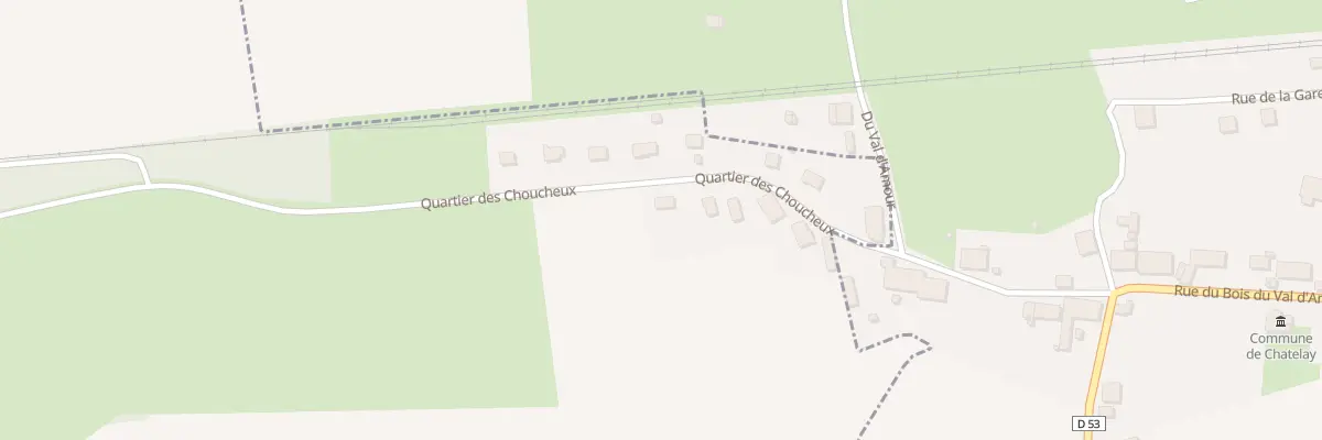 Plan du 8 Qua des Choucheux à Germigney