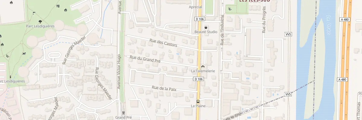 Plan du 4 Rue du Grand Pré à Seyssinet-Pariset