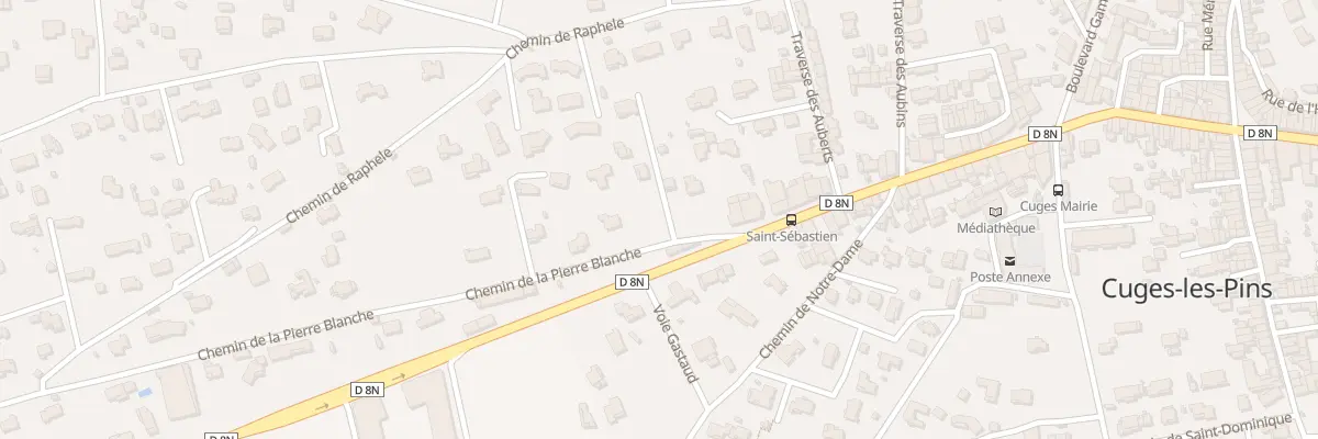 Plan du 6B Che de la Pierre Blanche à Cuges-les-Pins