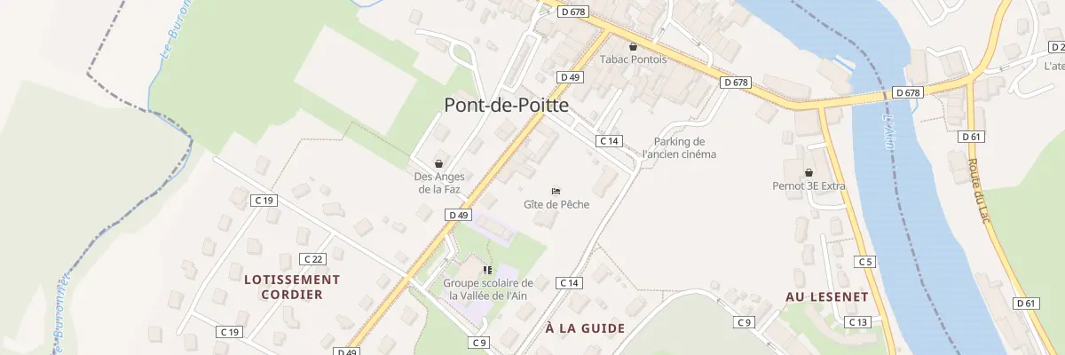 Plan du 19 Rte d’Orgelet à Pont-de-Poitte