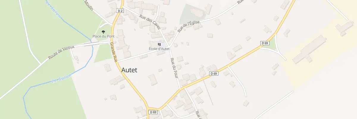 Plan du 3 Rue du Four à Autet