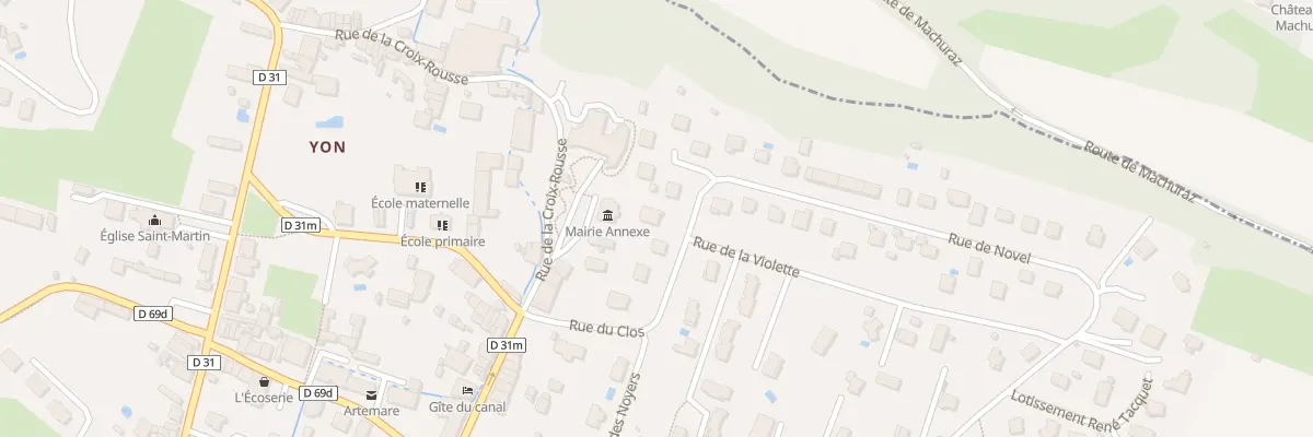 Plan du 9 Rue du Clos à Artemare