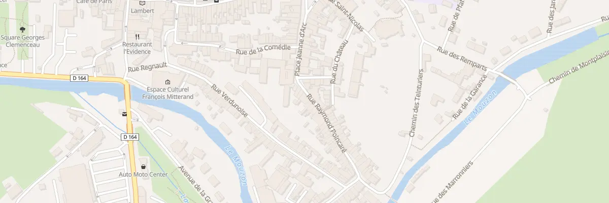Plan du 8 Rue Raymond Poincaré à Neufchâteau