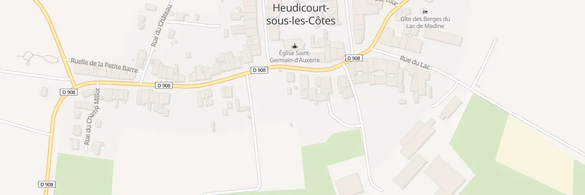 Plan du 31 Rue Charles de Gaulle à Heudicourt-sous-les-Côtes