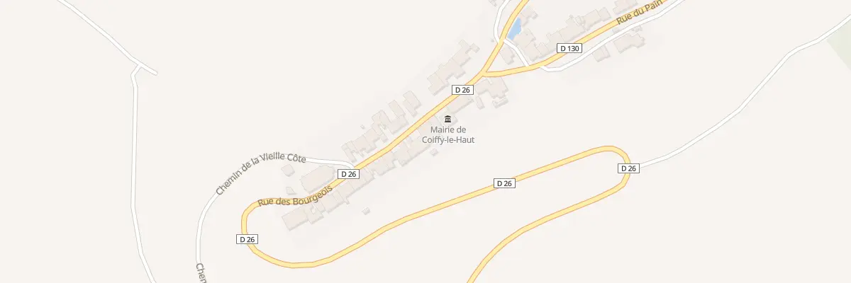 Plan du 7 Rue des Bourgeois à Coiffy-le-Haut