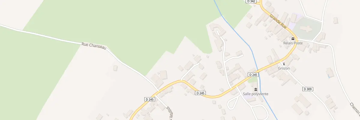 Plan du 3B Che des Dames à Grozon