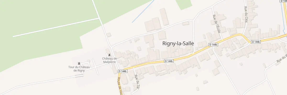 Plan du 13 Gr Grande Rue à Rigny-la-Salle