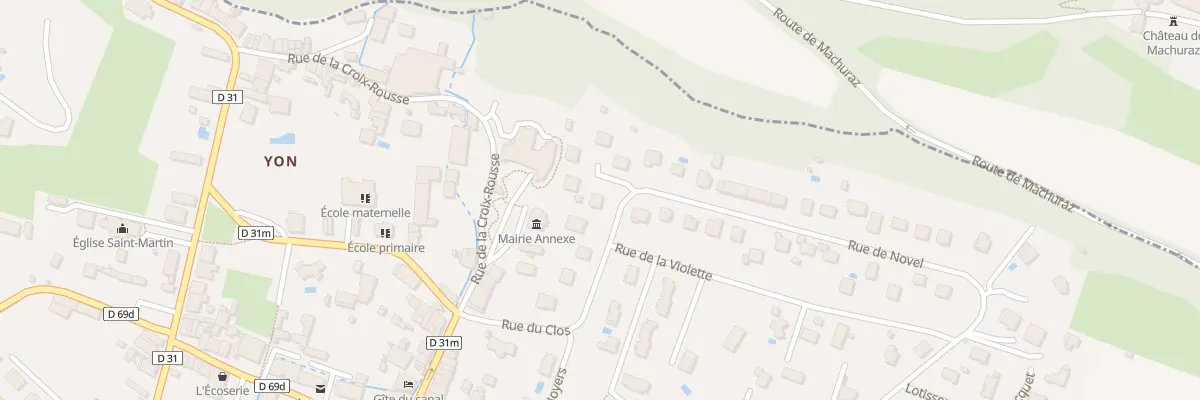 Plan du 11 Rue du Clos à Artemare