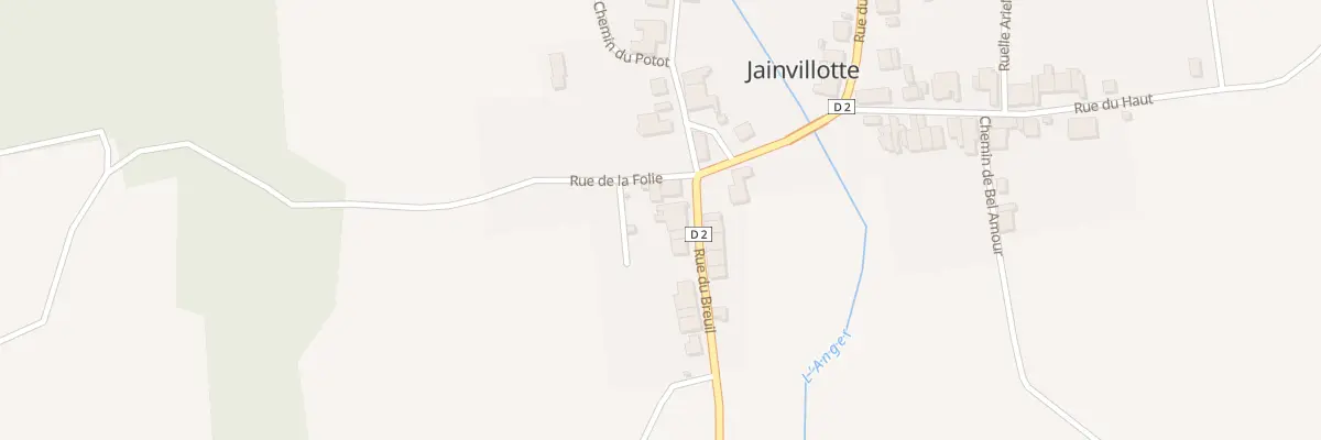 Plan du 2 Rue du Breuil à Jainvillotte