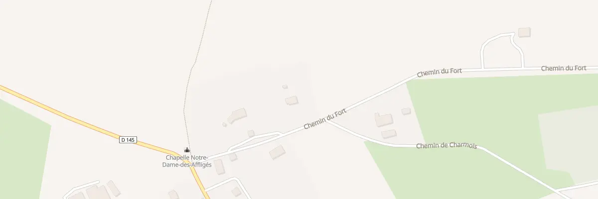 Plan du 3 Rte du Fort à Champougny