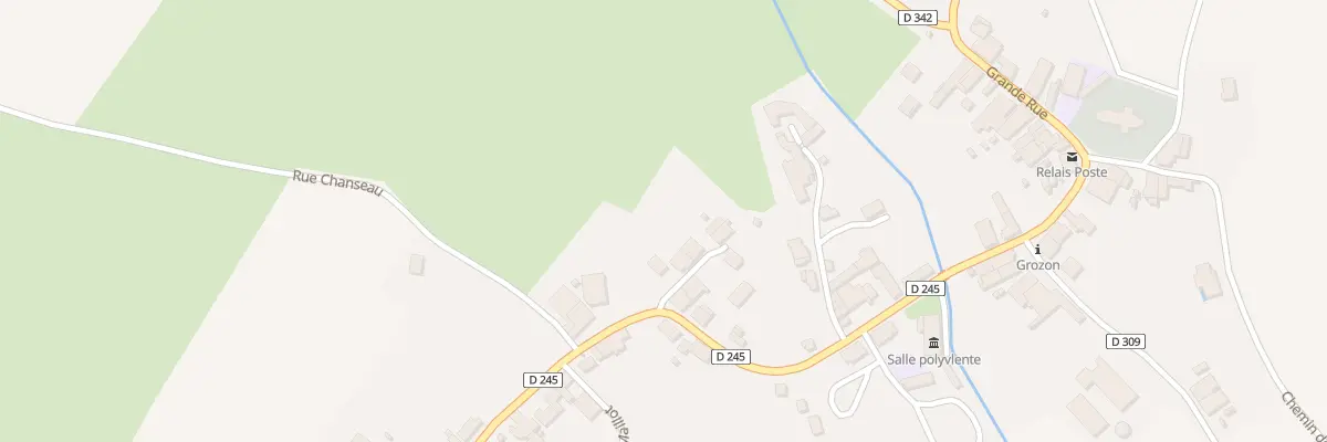Plan du 3 Che des Dames à Grozon