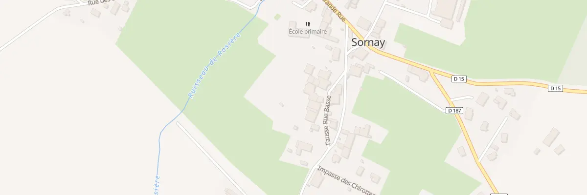 Plan du 4C Fausse Rue Basse à Sornay