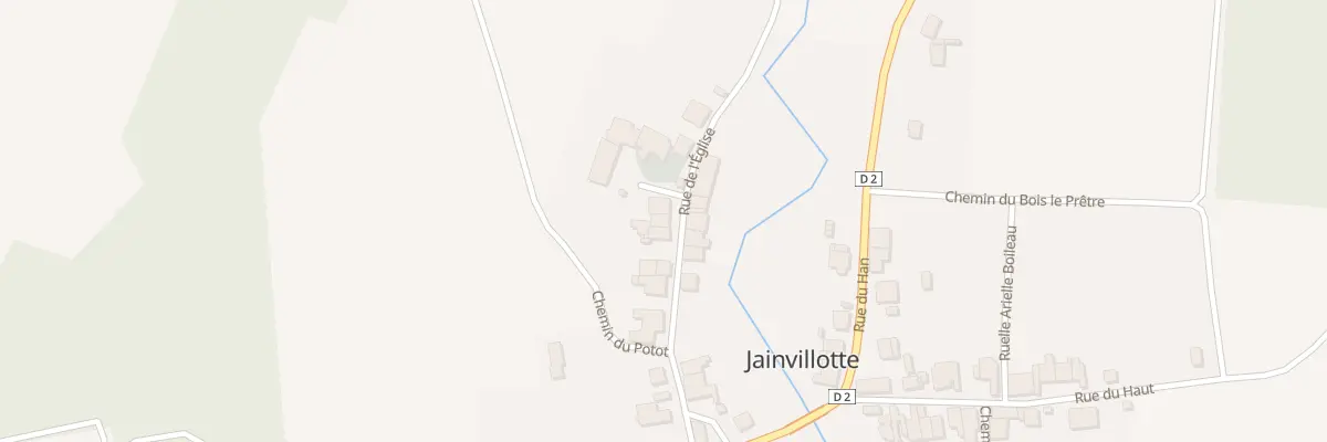 Plan du 13 Rue de l’Eglise à Jainvillotte