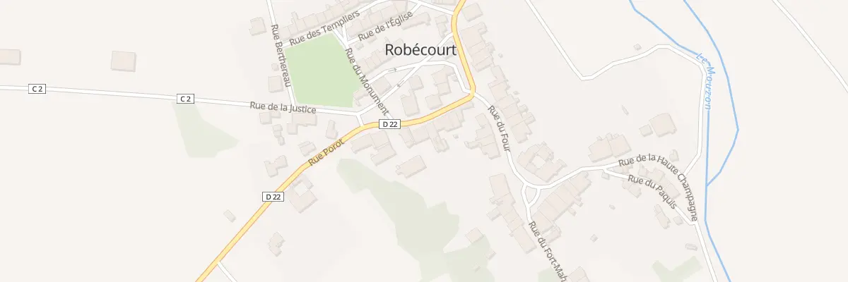 Plan du 13 Rue Porot à Robécourt