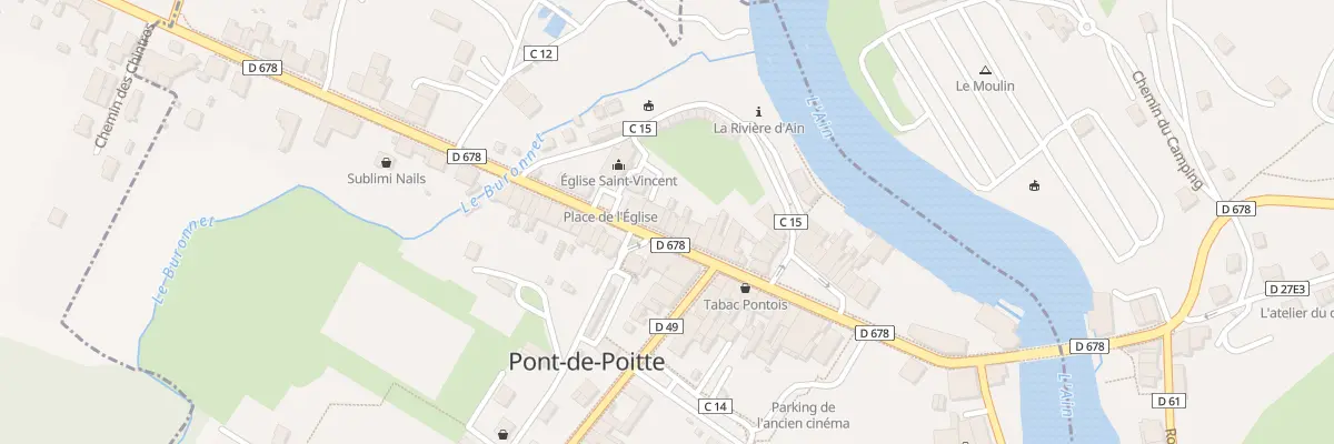 Plan du 48 Grande Rue à Pont-de-Poitte