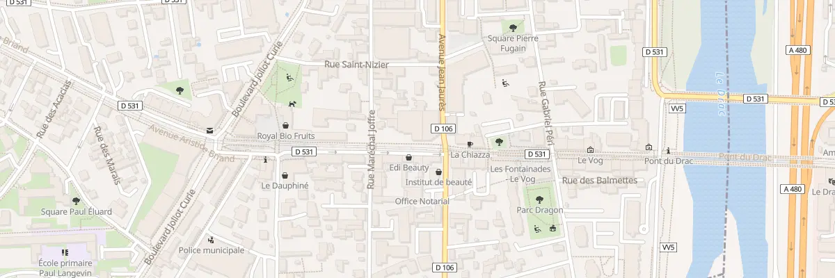Plan du 34 Av Aristide Briand à Fontaine