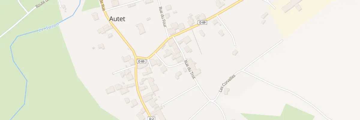 Plan du 5 Rue du Puits de la Velle à Autet
