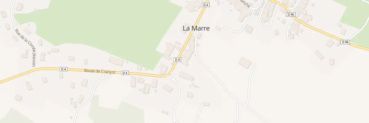 Plan du 13 Rte de Crançot à La Marre