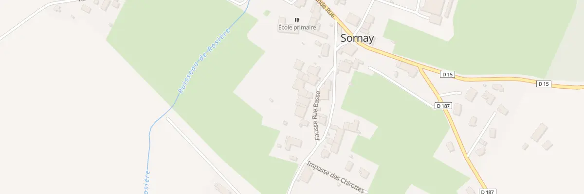 Plan du 4C Fausse Rue Basse à Sornay