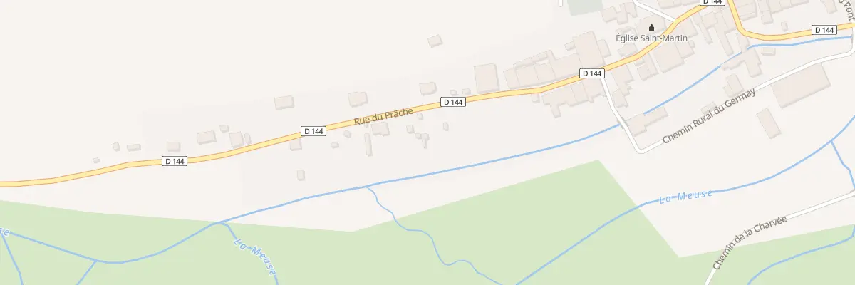 Plan du 17 Rue du Prache à Ourches-sur-Meuse