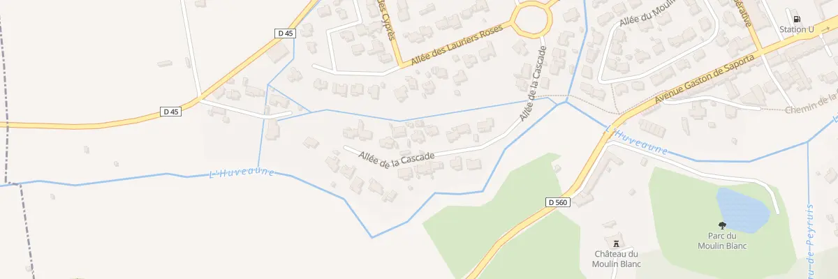 Plan du 61 All de la Cascade à Saint-Zacharie