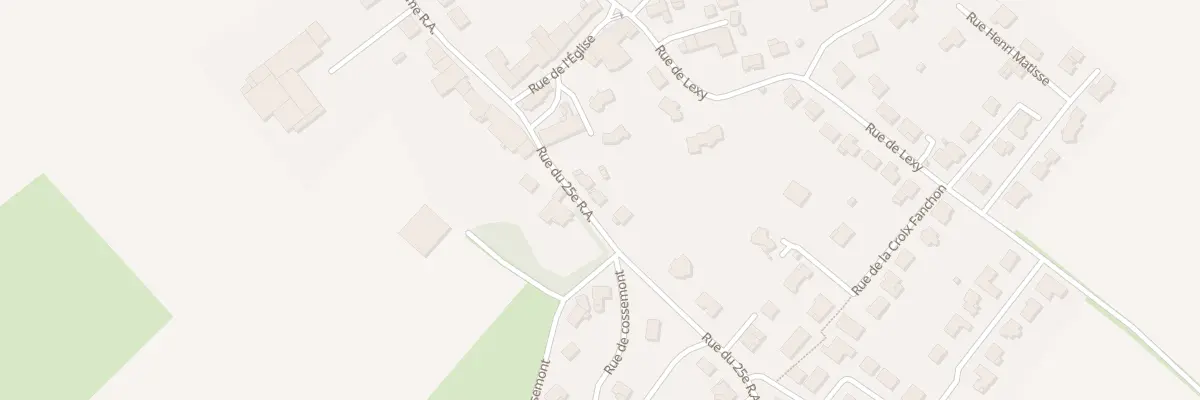Plan du 19B Rue du Vingt Cinquieme R à à Villers-la-Chèvre