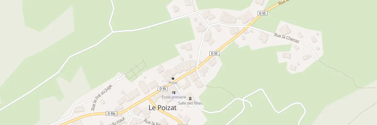 Plan du 5015F Rue la Traversée au Poizat-Lalleyriat